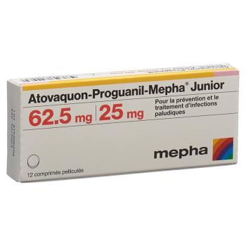 ATOVAQUON PROGUANIL Mepha Junior 62.5/25