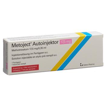 METOJECT 17.5 mg/0.35ml auto-injector o swab