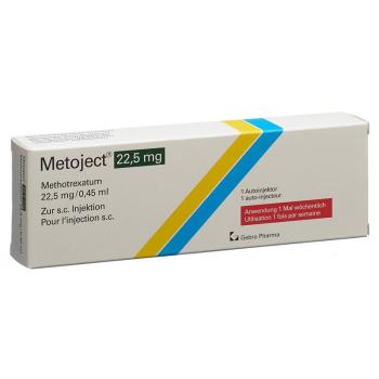 METOJECT 22.5 mg/0.45ml auto-injector o swab