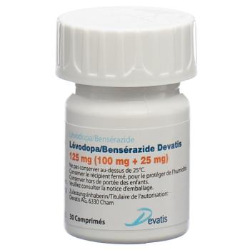 Levodopa/Benserazide Devatis Tabl 125 mg bottle 30 pieces