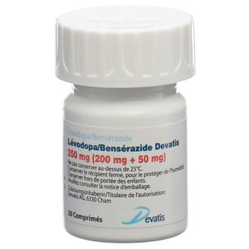 Levodopa/Benserazide Devatis Tabl 250 mg bottle 30 pieces