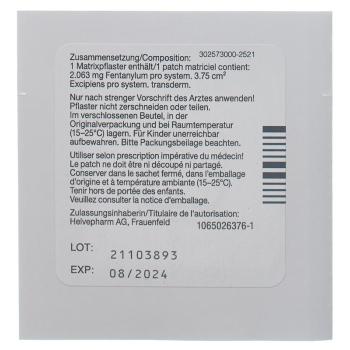 FENTANYL Zentiva TTS Matrixpfl 12 mcg/h