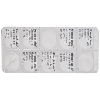 OLANZAPINE Sandoz film tablets 15 mg