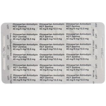 OLMESARTAN AMLODIPINE HCT Zentiva 40/5/12.5