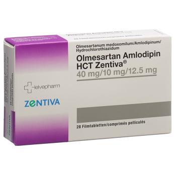 OLMESARTAN AMLODIPINE HCT Zentiva 40/10/12.5