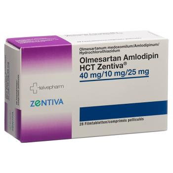 Olmesartan Amlodipine HCT Zentiva Filmtabl 40/10/25 mg 98 pcs