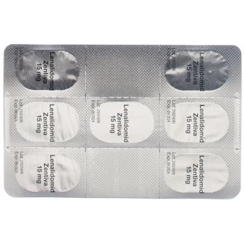Lenalidomide Zentiva Kaps 15 mg 21 pcs
