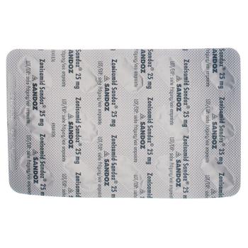 Zonisamide Sandoz Kaps 25 mg 14 pcs
