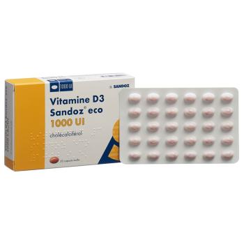 VITAMIN D3 Sandoz eco Kaps 1000 IE