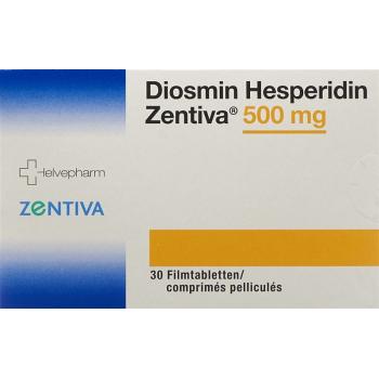 Diosmin Hesperidin Zentiva Filmtabl 500 mg 120 pcs
