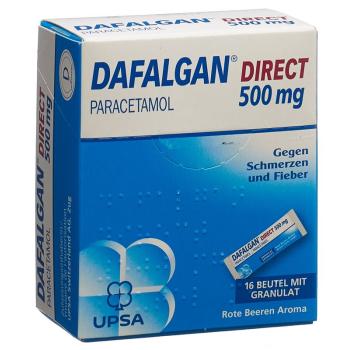 DAFALGAN Direct Gran 500 mg Rote Beeren