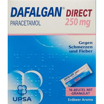 DAFALGAN Direct Gran 250 mg Erdbeere