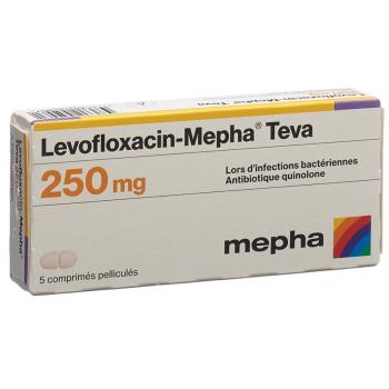 LEVOFLOXACIN Mepha Teva Filmtabl 250 mg