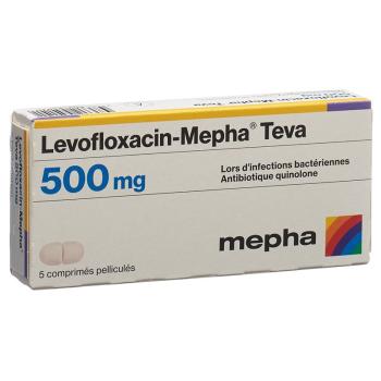 Levofloxacin-Mepha Teva Filmtabl 500 mg 7 pcs