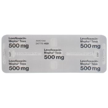 Levofloxacin-Mepha Teva Filmtabl 500 mg 10 pcs