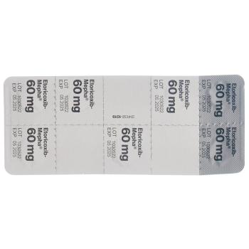 Etoricoxib-Mepha Lactab 60 mg 7 pcs