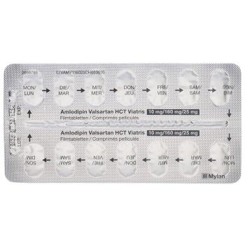 Amlodipine Valsartan HCT Viatris Filmtabl 10mg/160mg/25mg 98 pcs