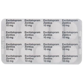 ESCITALOPRAM Zentiva film tablets 10 mg