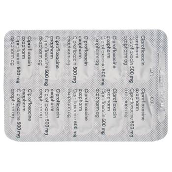 CIPROFLOXACIN axapharm film tablets 500 mg