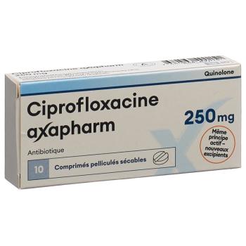 CIPROFLOXACIN axapharm Filmtabl 250 mg