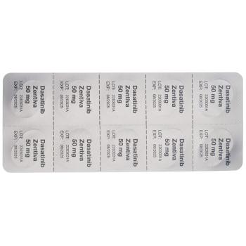 Dasatinib Zentiva Filmtabl 50 mg 60 pcs