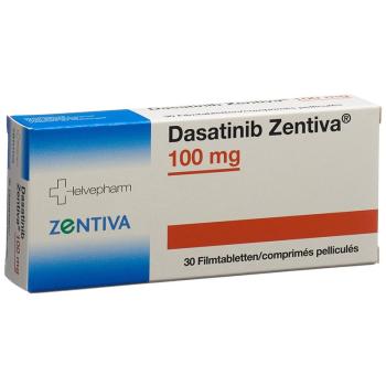 Dasatinib Zentiva Filmtabl 100 mg 30 pcs
