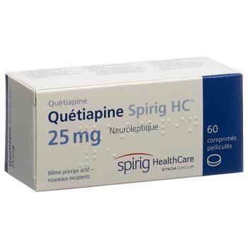 QUETIAPIN Spirig HC Filmtabl 25 mg