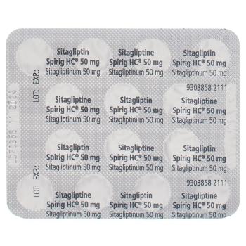 Sitagliptin Spirig HC Filmtabl 50 mg Ds 100 pcs
