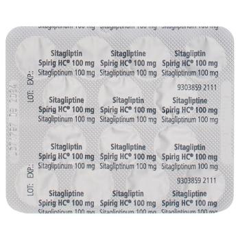 Sitagliptin Spirig HC Filmtabl 100 mg 28 pcs