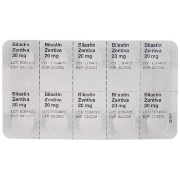 Bilastin Zentiva Tabl 20 mg 10 pcs