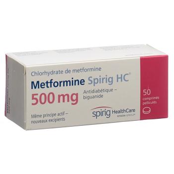 METFORMIN Spirig HC Filmtabl 500 mg