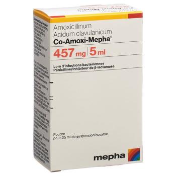 CO-AMOXI Mepha Plv 457 mg f Susp