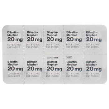 Bilastin-Mepha Tabl 20 mg 10 pcs