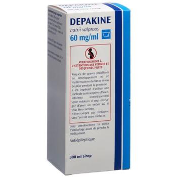 Depakine syrup 60 mg/ml bottle 300 ml