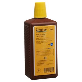 Betadine soap liq bottle 500 ml