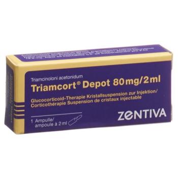 Triamcort Depot Krist Susp 80mg/2ml &amp; 2ml