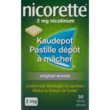 Nicorette Original Kaudepots 2 mg 30 pcs