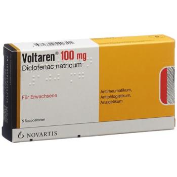 Voltaren Supp 100 mg adults 5 pcs