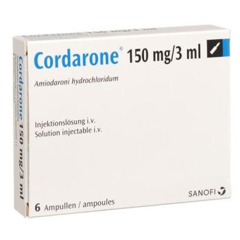 Cordarone Inj Loes 150mg/3ml 6amp 3ml