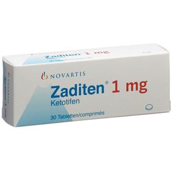 Zaditen tabl 1 mg 100 pcs