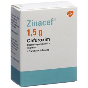 Zinacef dry sub 1.5 g i.v. pierce