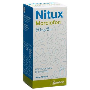 Nitux syrup glass bottle 180 ml