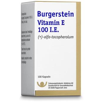 BURGERSTEIN Vitamin E Caps 100 IU