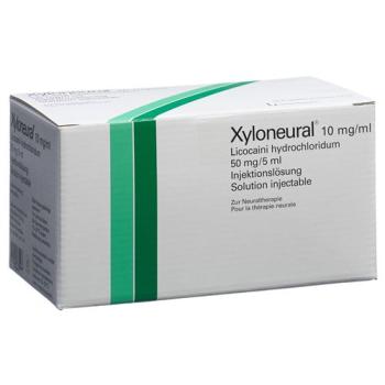 Xyloneural Inj L&ouml;s without preservatives 50 amp 5 ml