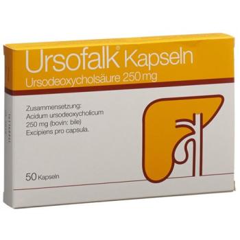 Ursofalk Kaps 250 mg 50 pcs