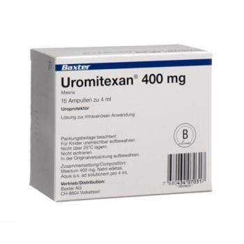 Uromitexan Inj L&ouml;s 400 mg/4ml 15 amp 4 ml