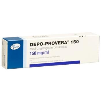 Depo Provera Inj Susp 150 mg/ml disposable spray 1 ml
