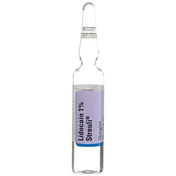 Lidocain Streuli 1% Inj L&ouml;s 50 mg/5ml (ampoules) 50 Amp 5 ml