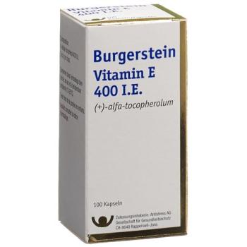 Burgerstein Vitamin E Kaps 400 E 100 pcs