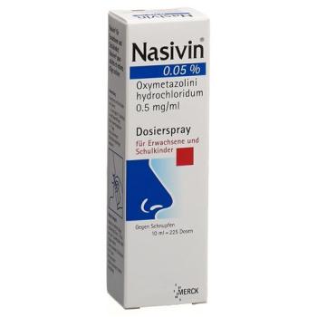 Nasivin dosing spray 0.05% 10 ml